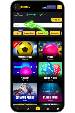 Find plinko game