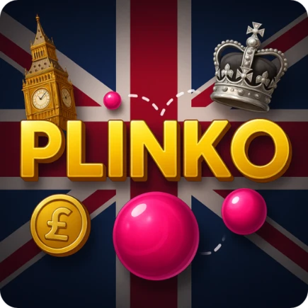 Plinko game logo